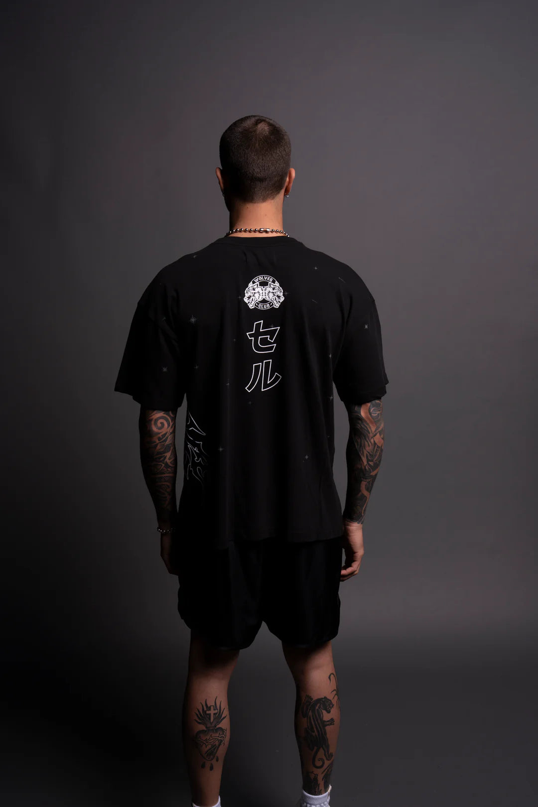 CELL ENERGY "PREMIUM" OVERSIZED TEE IN BLACK