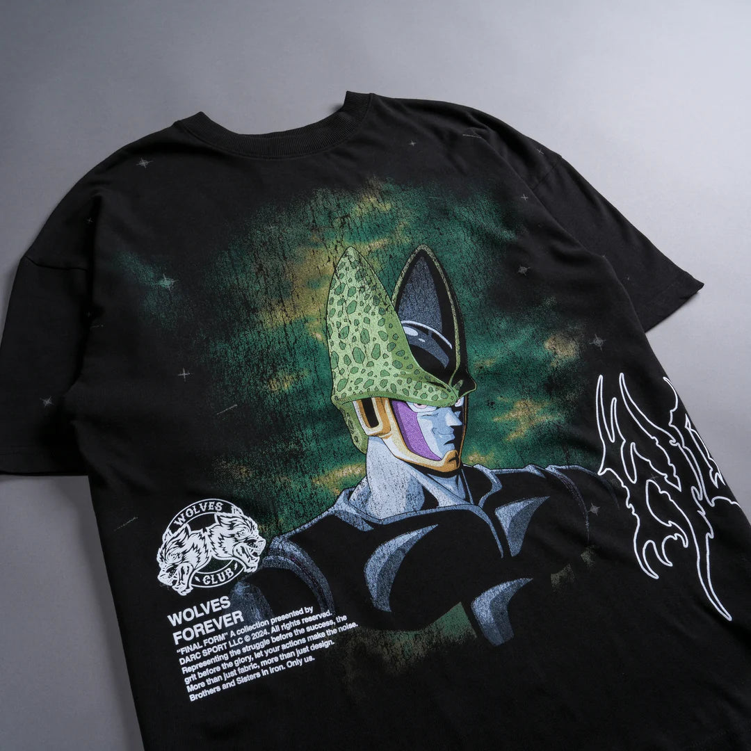 CELL ENERGY "PREMIUM" OVERSIZED TEE IN BLACK