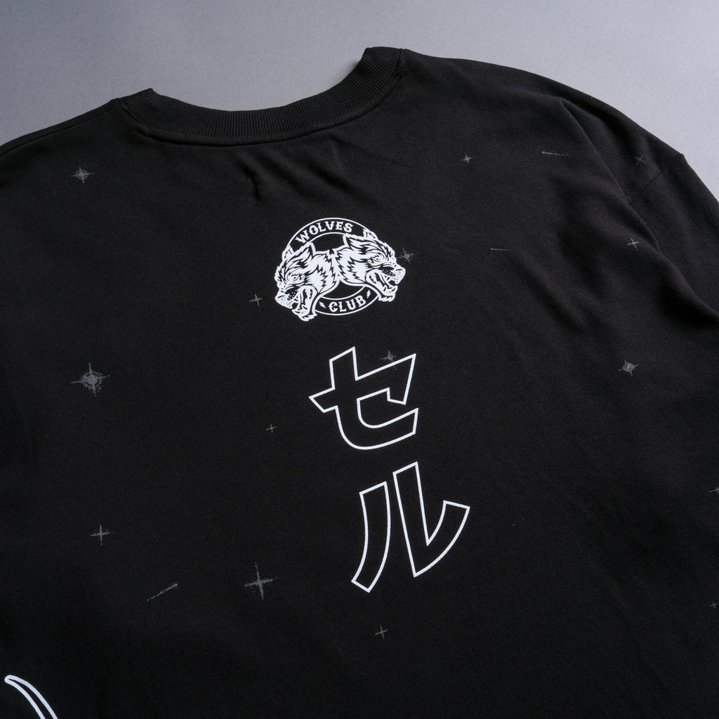 CELL ENERGY "PREMIUM" OVERSIZED TEE IN BLACK