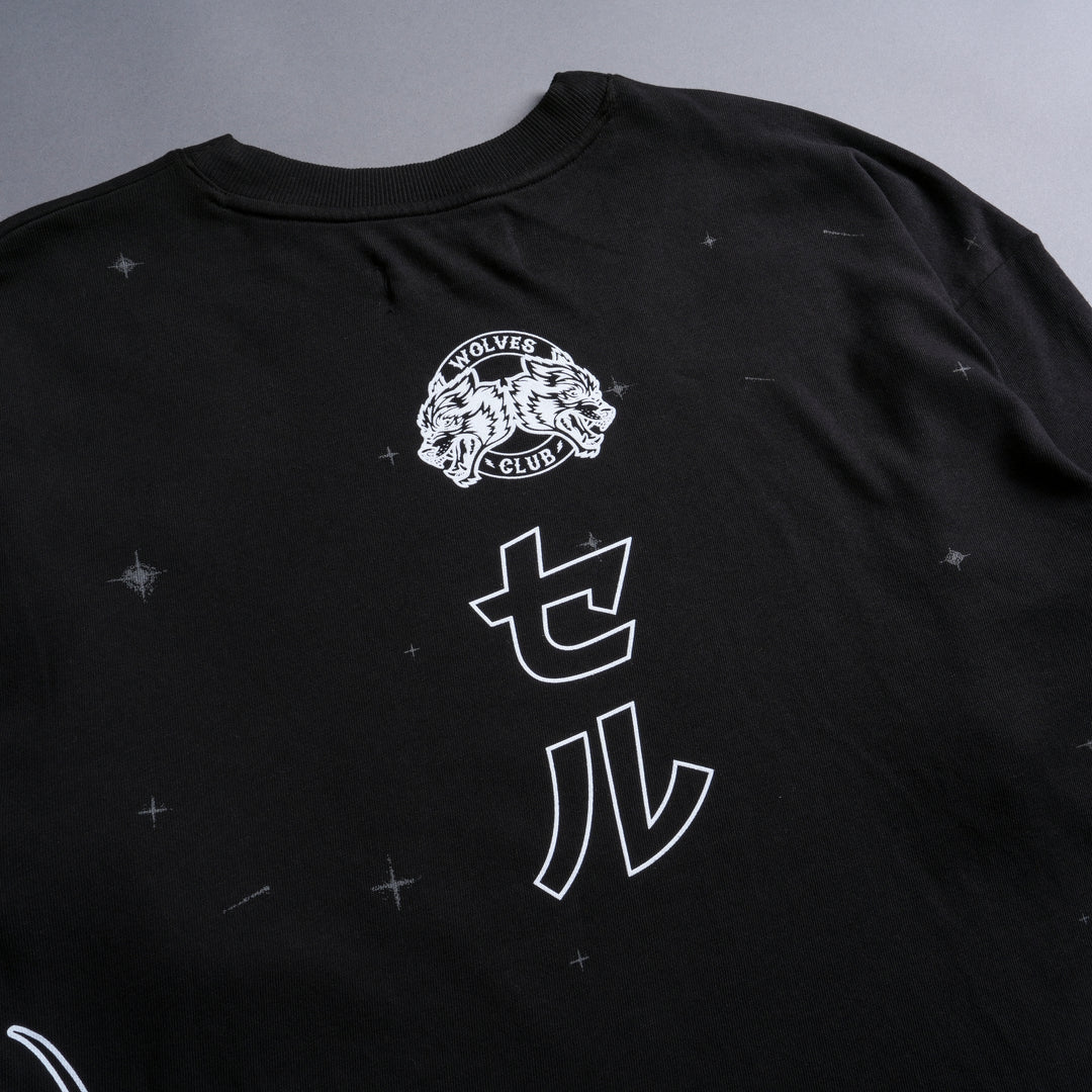 CELL ENERGY "PREMIUM" OVERSIZED TEE IN BLACK