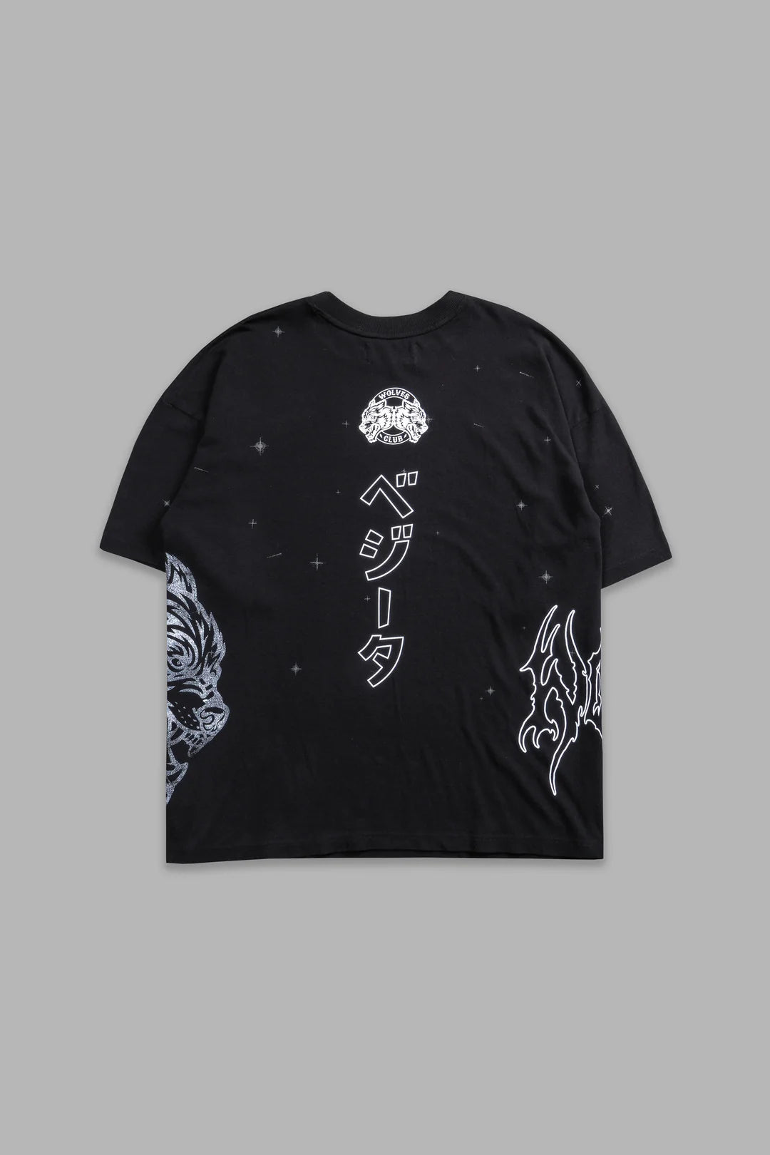 VEGETA ENERGY "PREMIUM" OVERSIZED TEE IN BLACK