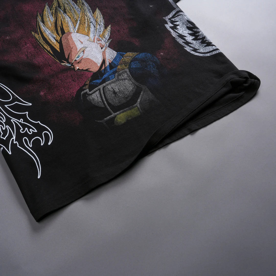 VEGETA ENERGY "PREMIUM" OVERSIZED TEE IN BLACK