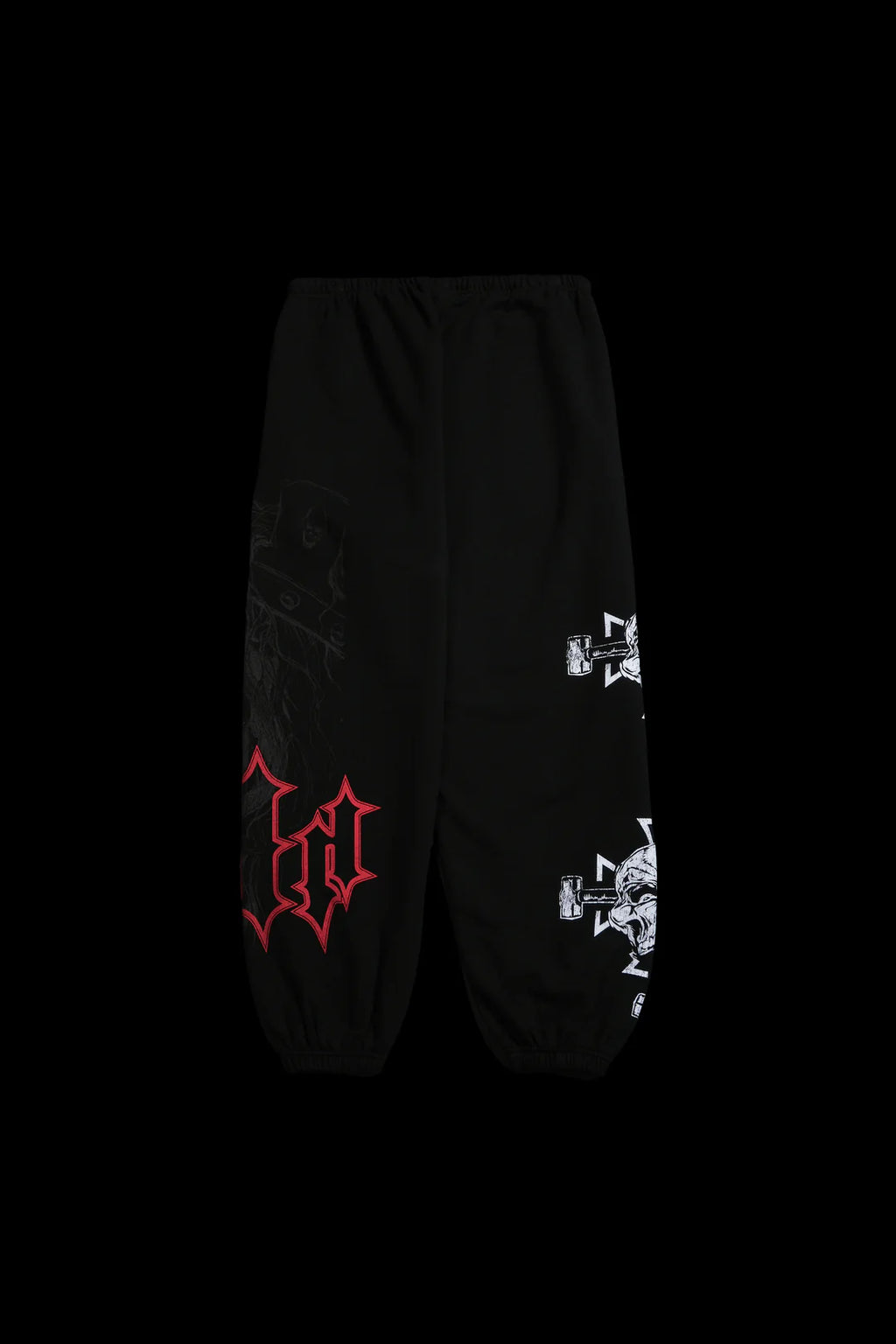 IRON DISCIPLE LOUNGER SWEAT PANTS IN BLACK