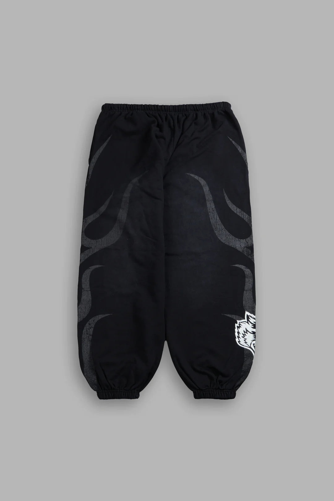 CHOPPER INFERNO LOUNGER SWEAT PANTS IN BLACK SUN FADE