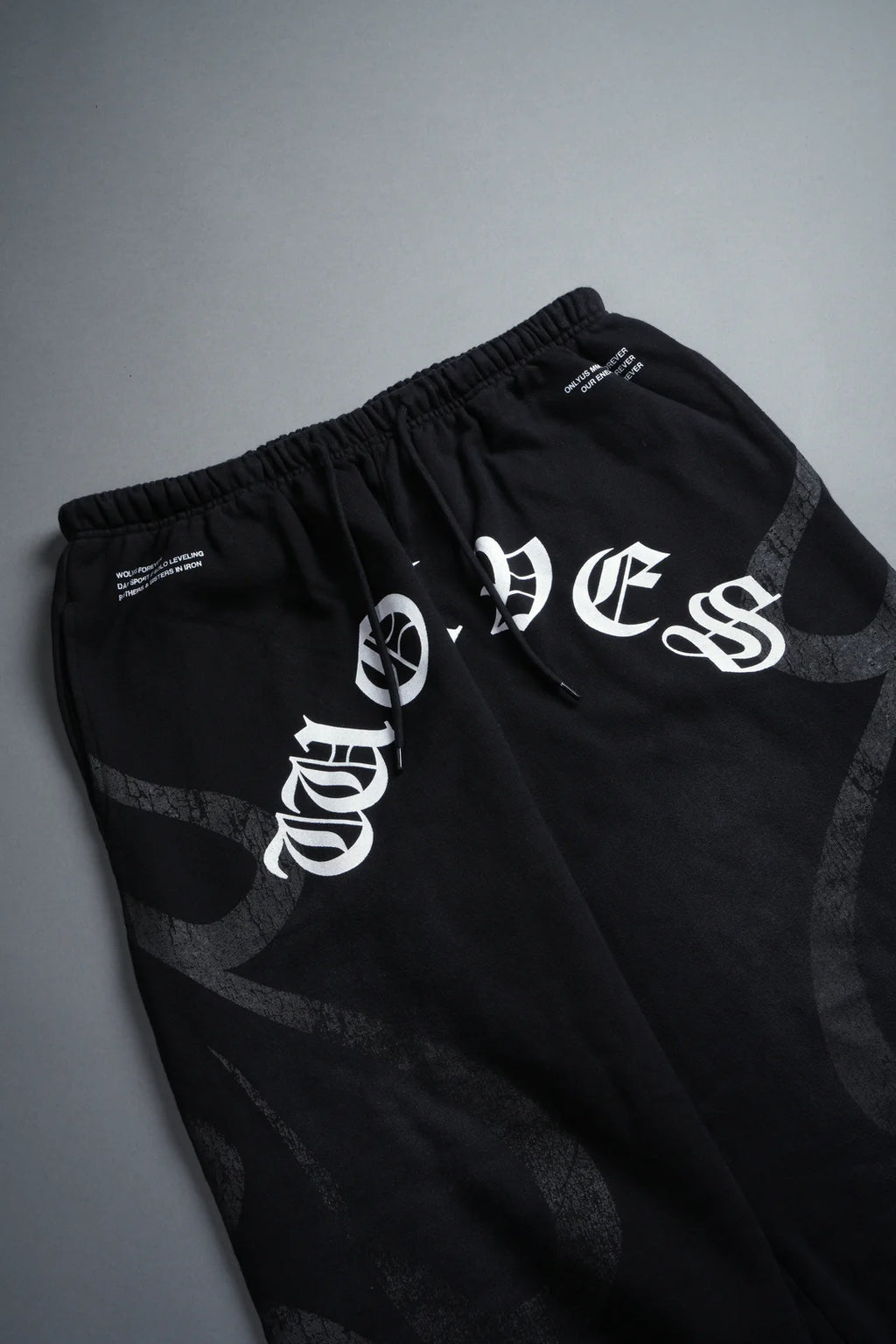CHOPPER INFERNO LOUNGER SWEAT PANTS IN BLACK SUN FADE