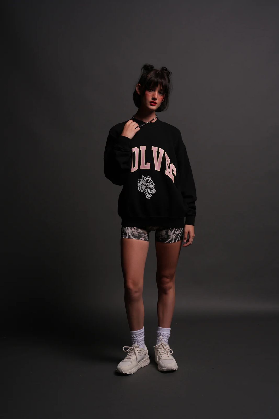 LOYALTY LONDON CREWNECK BLACK PINK