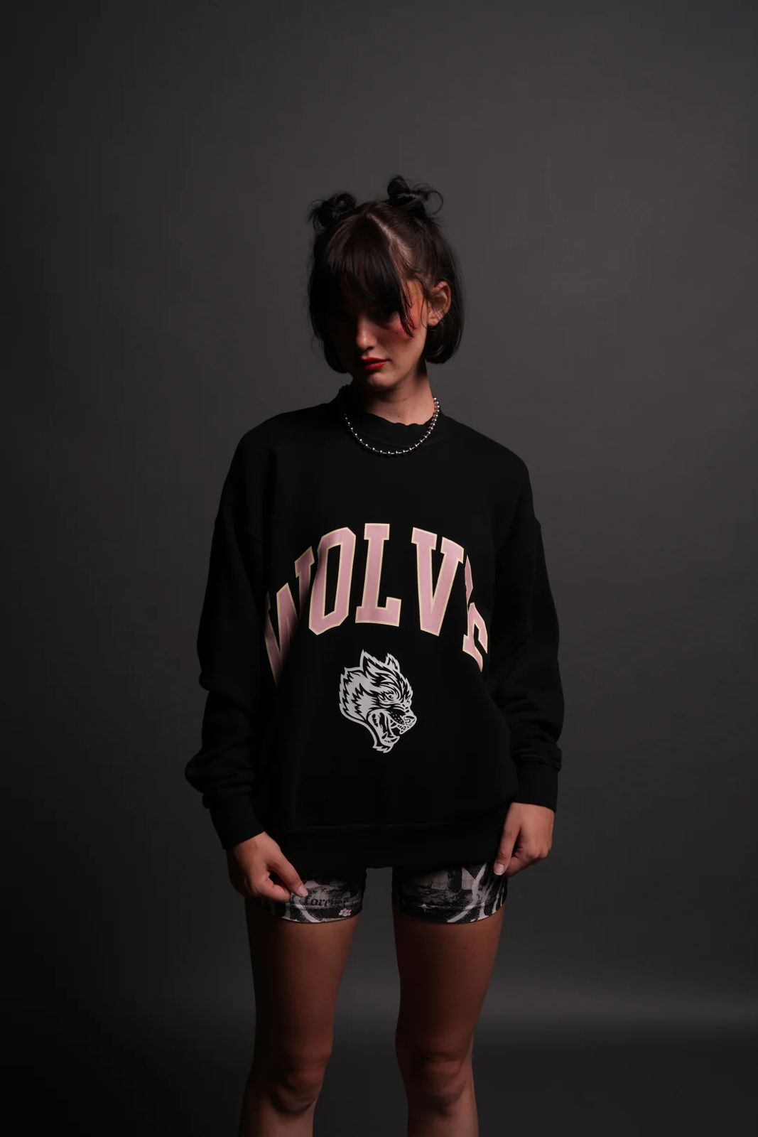 LOYALTY LONDON CREWNECK BLACK PINK