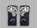 Wolf Head Elbow Sleeves Black