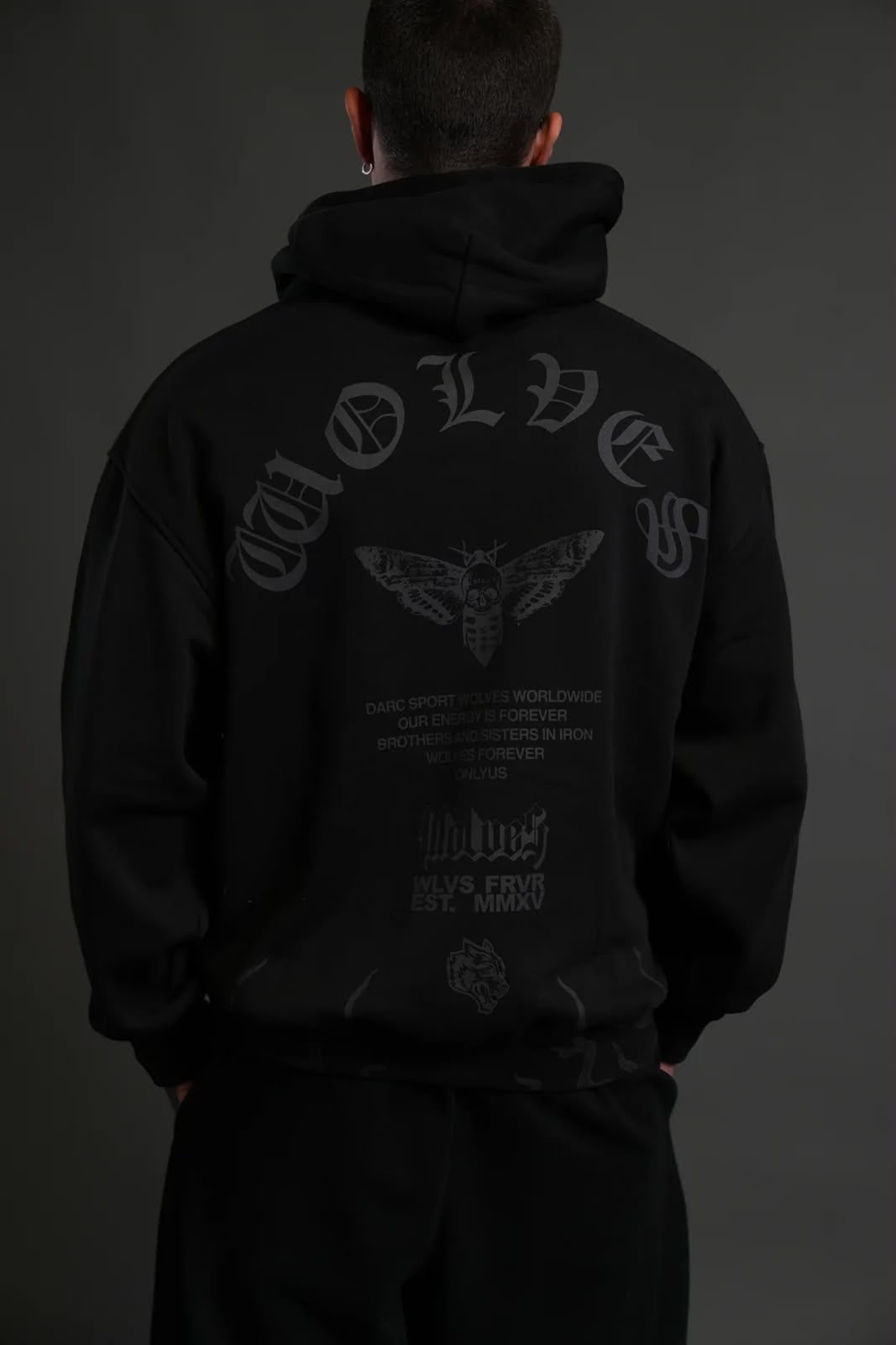 Wolves Never Back Down Pierce Hoodie