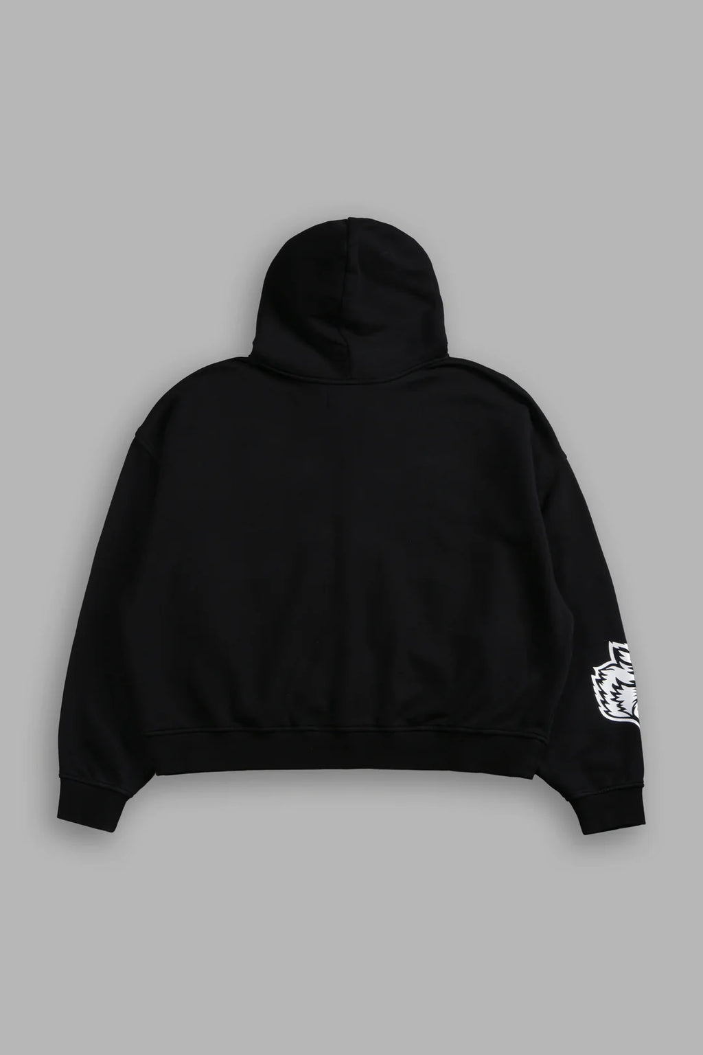 WOLF CHOPPER VEX DOUBLE ZIP HOODIE IN BLACK