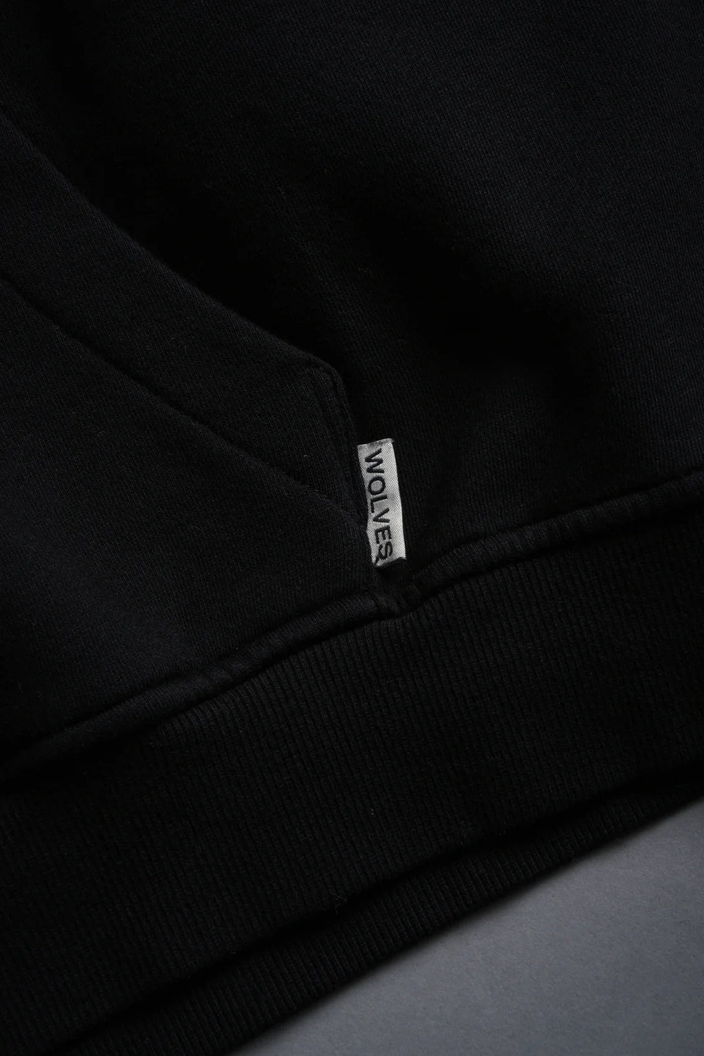 WOLF CHOPPER VEX DOUBLE ZIP HOODIE IN BLACK