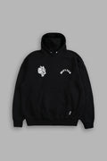WOLF CHOPPER FRVR "PIERCE" HOODIE IN BLACK