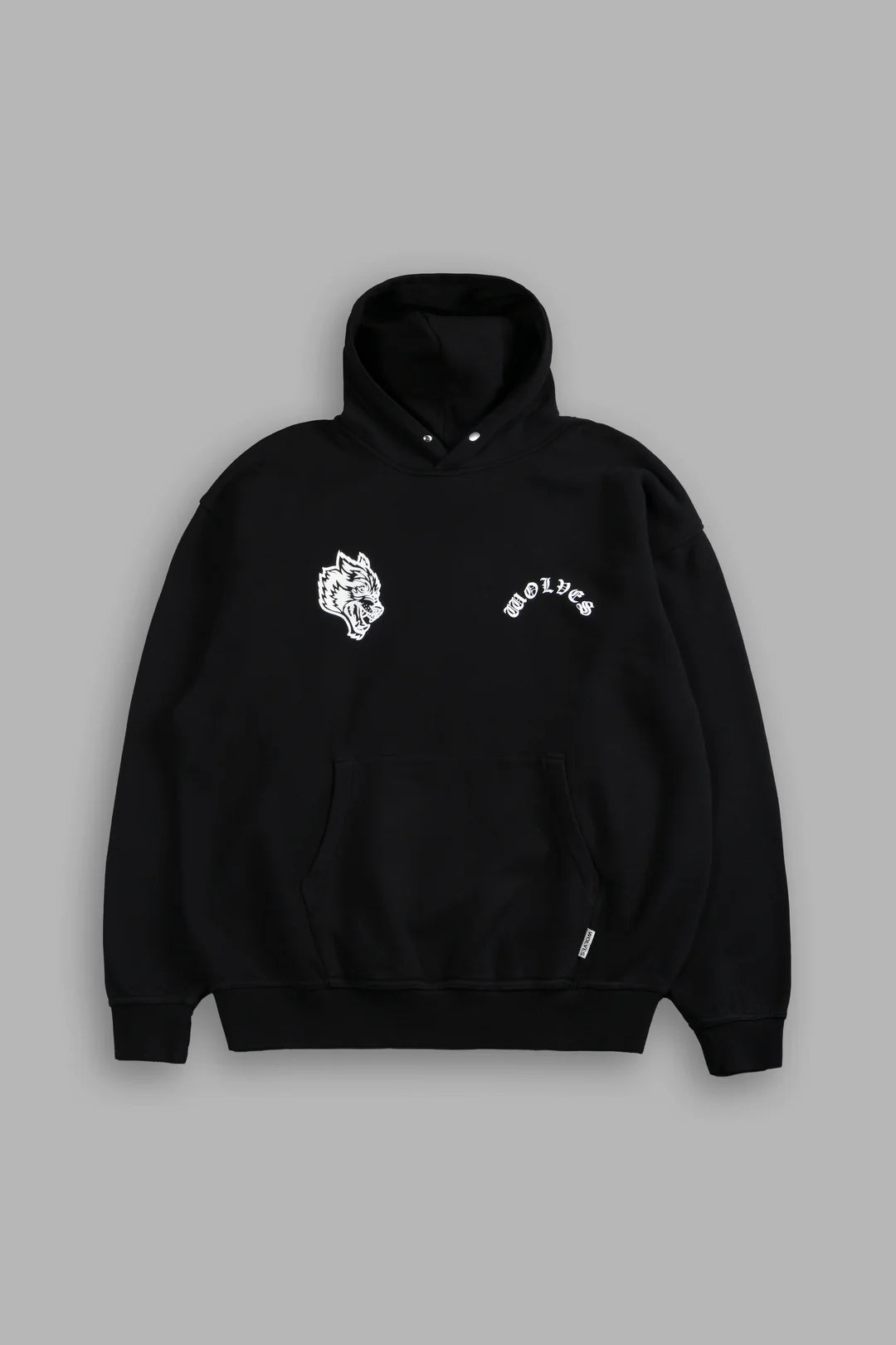 WOLF CHOPPER FRVR "PIERCE" HOODIE IN BLACK