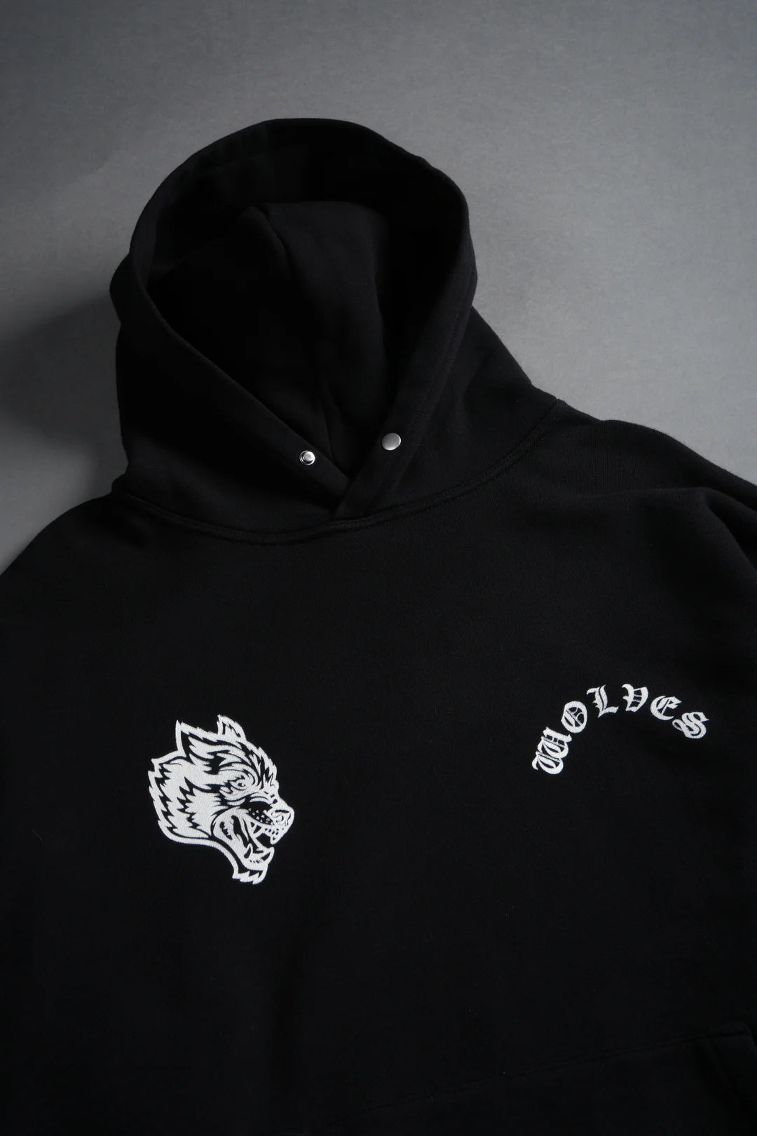 WOLF CHOPPER FRVR "PIERCE" HOODIE IN BLACK