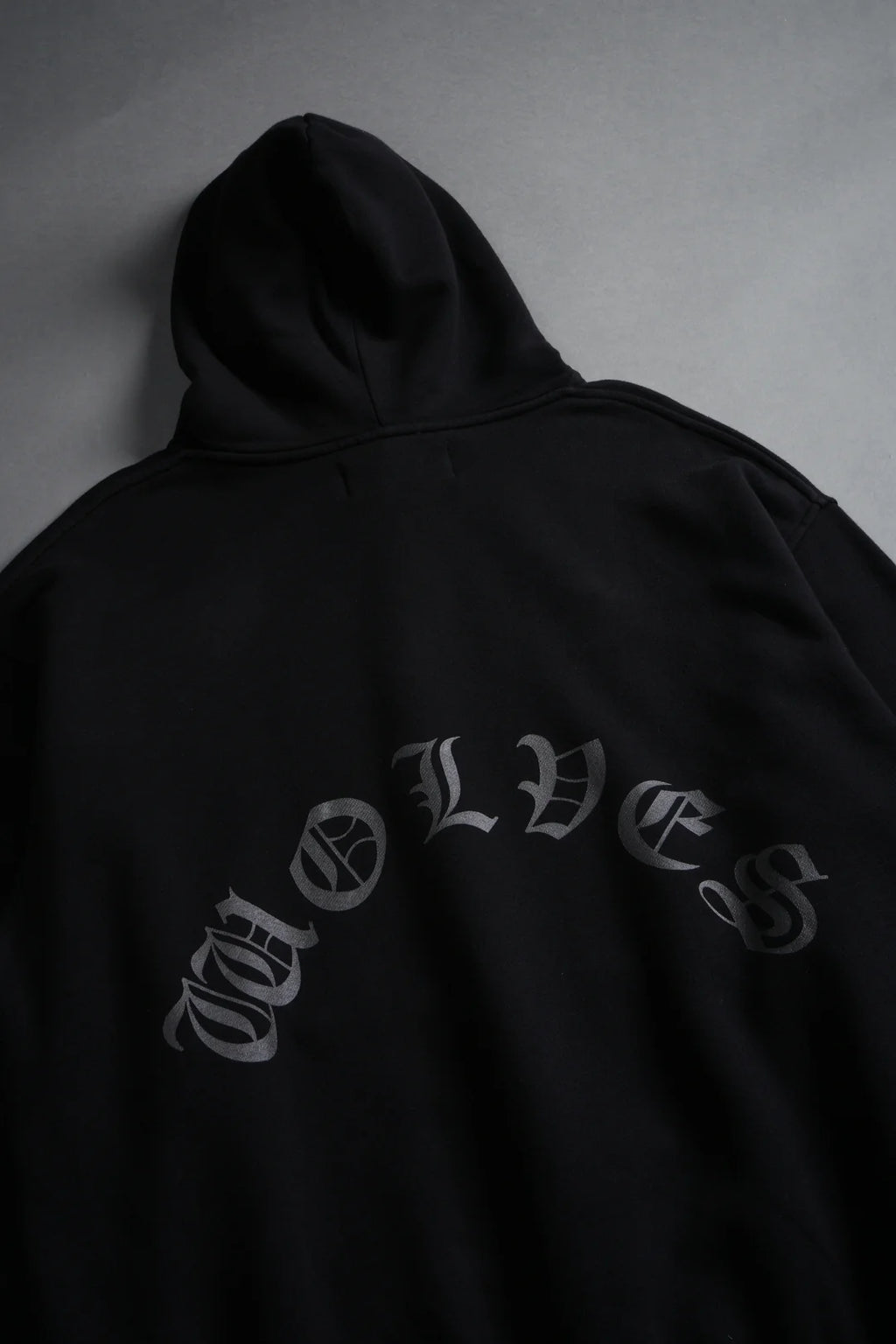WOLF CHOPPER FRVR "PIERCE" HOODIE IN BLACK