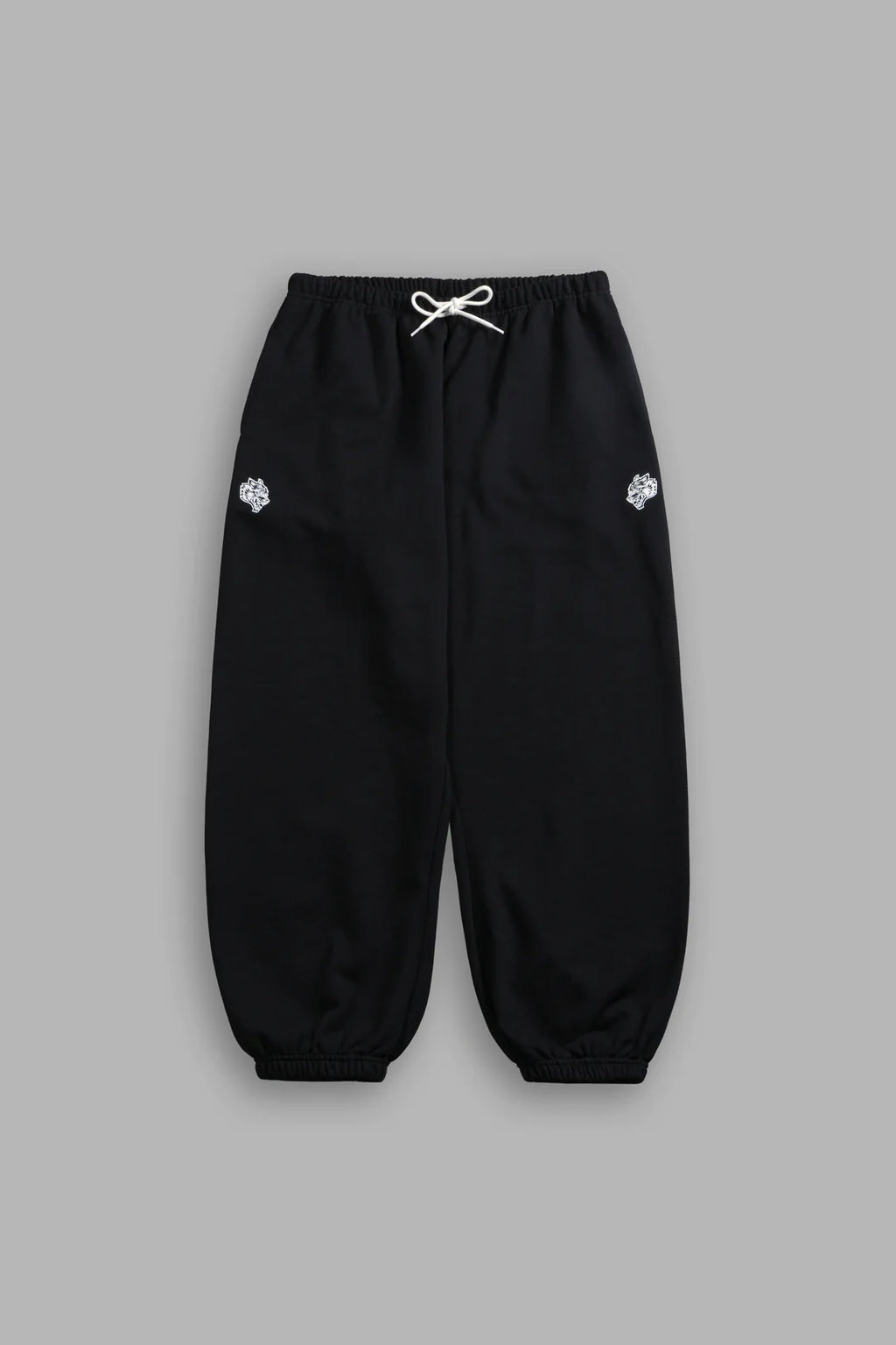 DUAL LOUNGER UNISEX SWEAT PANTS IN BLACK