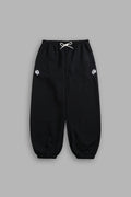 DUAL LOUNGER UNISEX SWEAT PANTS IN BLACK