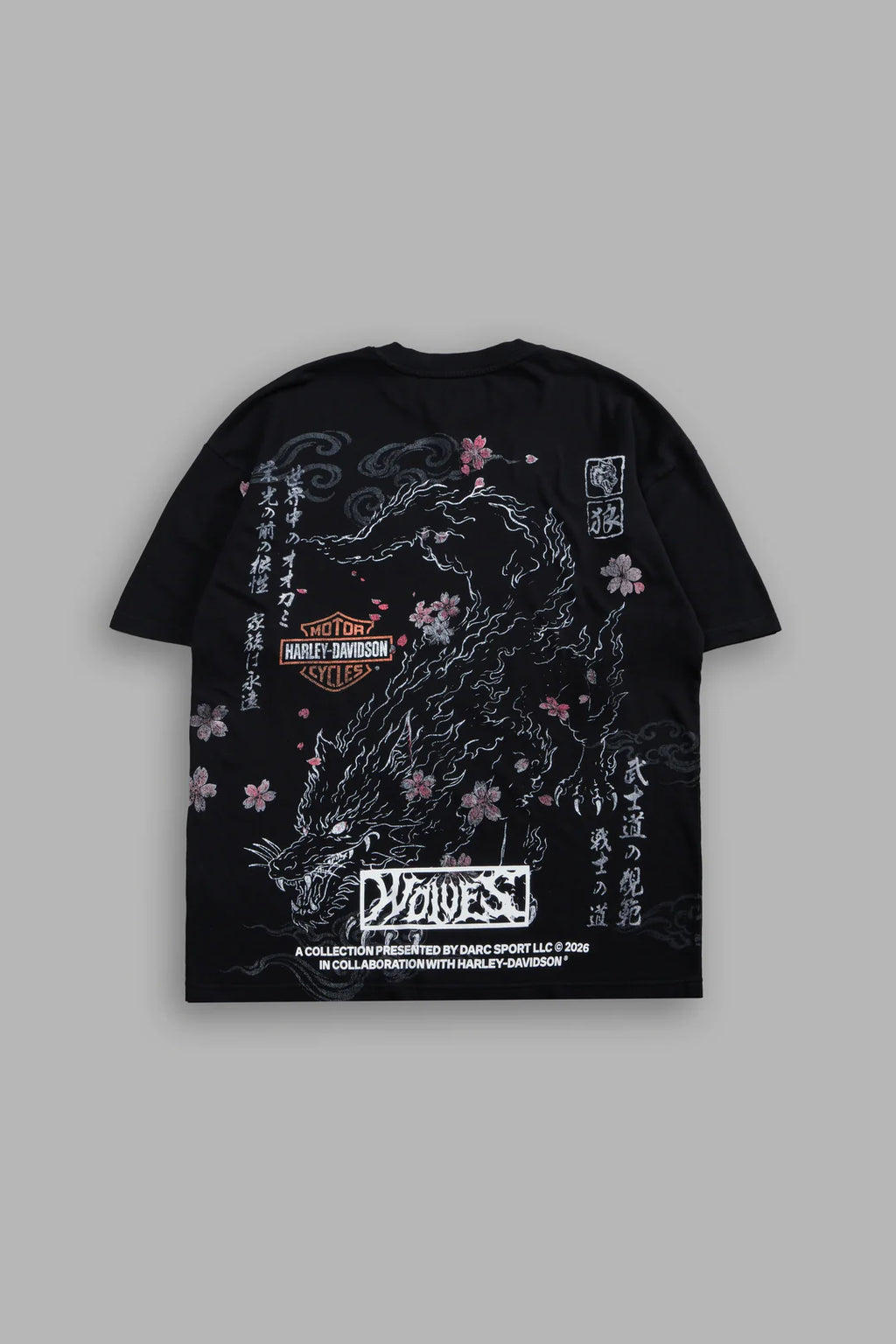 WLVS CODE SIDE-BY-SIDE SERIES PREMIUM TEE IN BLACK
