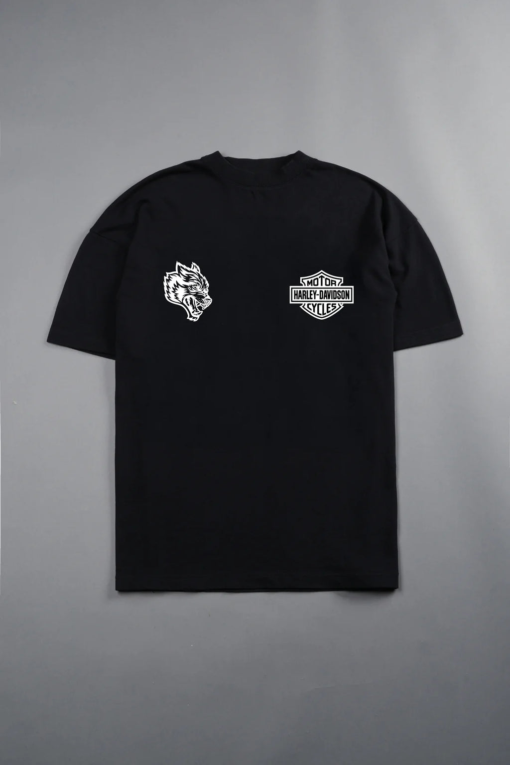 PETALS IN THE WIND PREMIUM TEE IN BLACK
