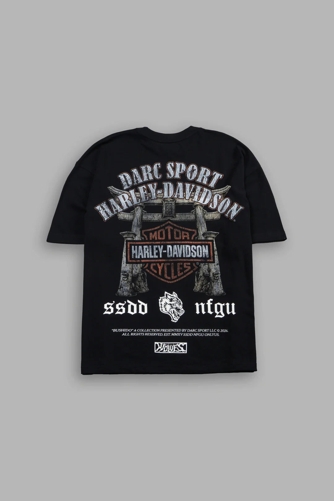 MORI BLOSSOM PREMIUM TEE IN BLACK