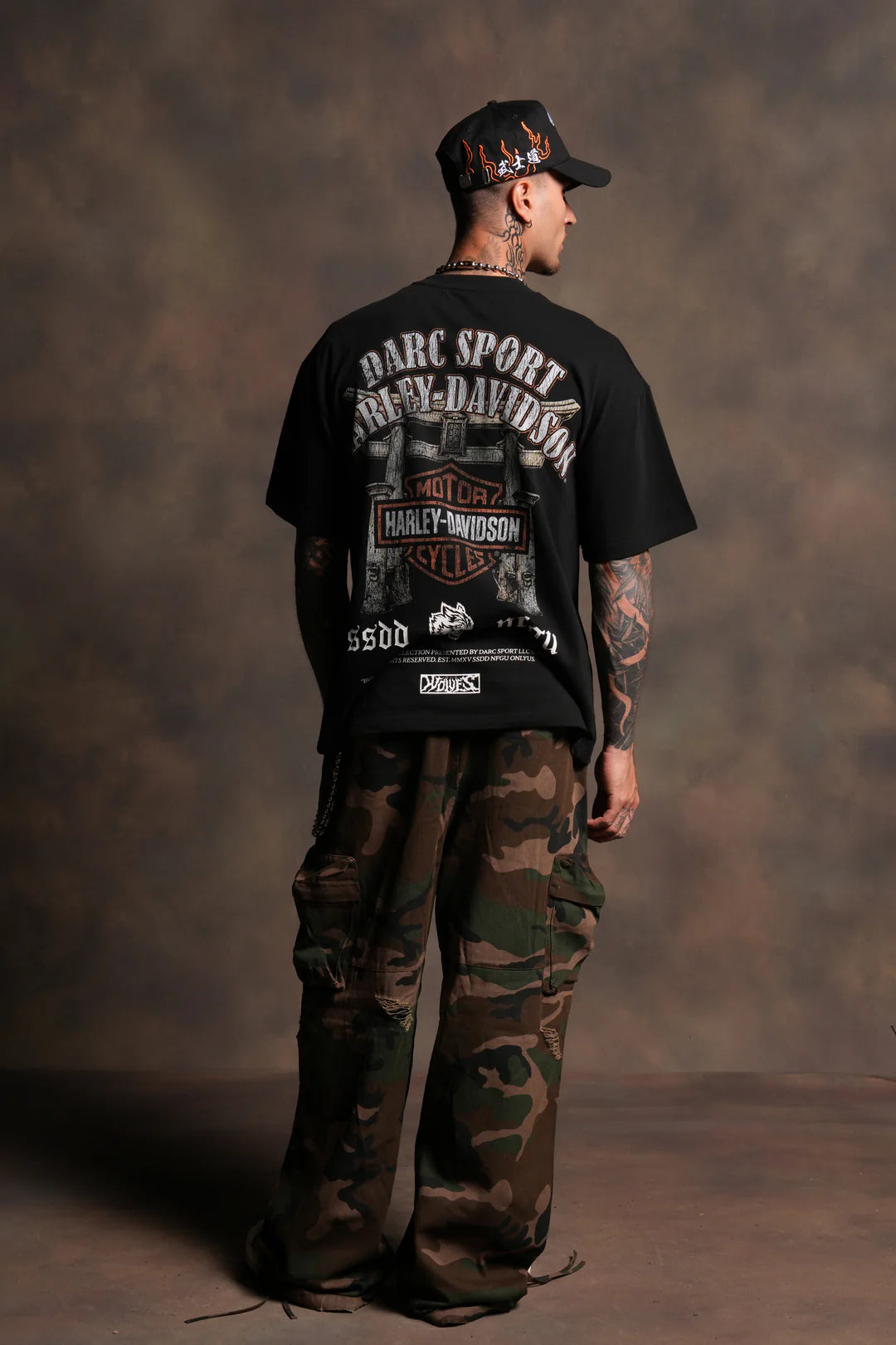 MORI BLOSSOM PREMIUM TEE IN BLACK