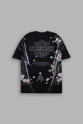IRON SAKURA PREMIUM TEE IN BLACK