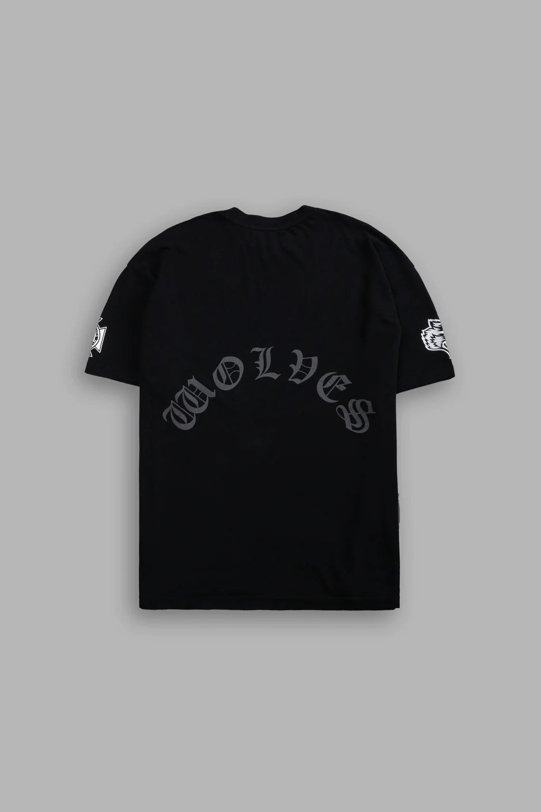 OUR CLUBS "PREMIUM" OVERSIZED TEE IN BLACK/BLACK