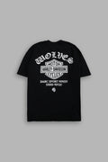 HARLEY-DAVIDSON WOLVES "PREMIUM" OVERSIZED TEE IN BLACK