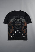 WE FLY TOGETHER PREMIUM TEE IN BLACK DRIFT WASH