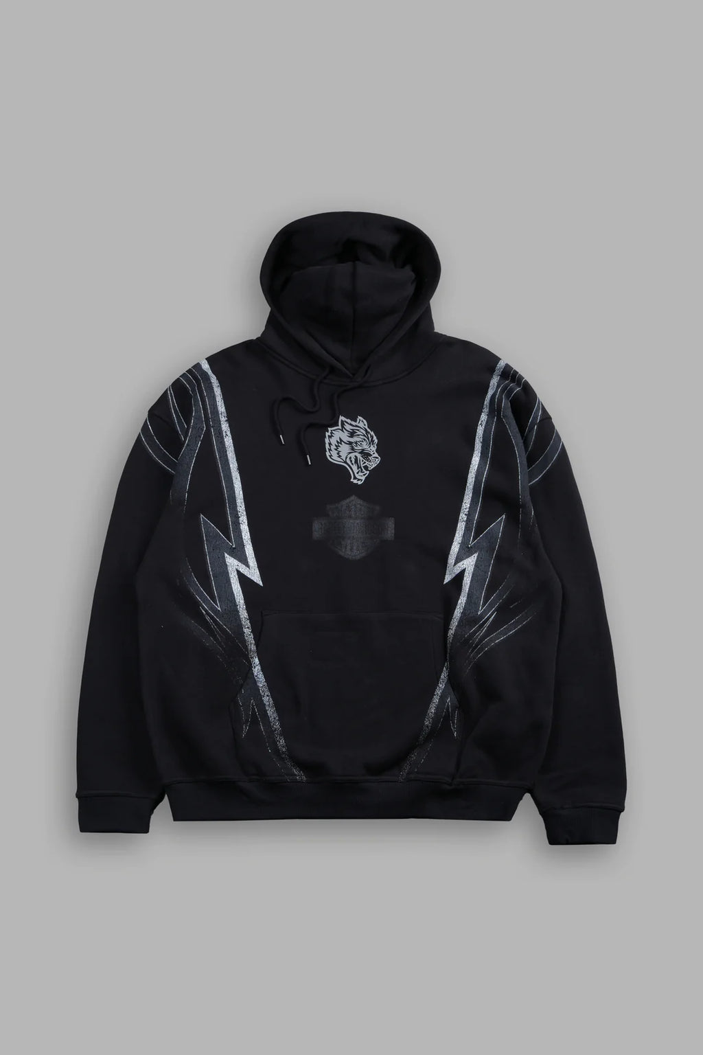 IRON SAKURA BISHOP HOODIE IN BLACK