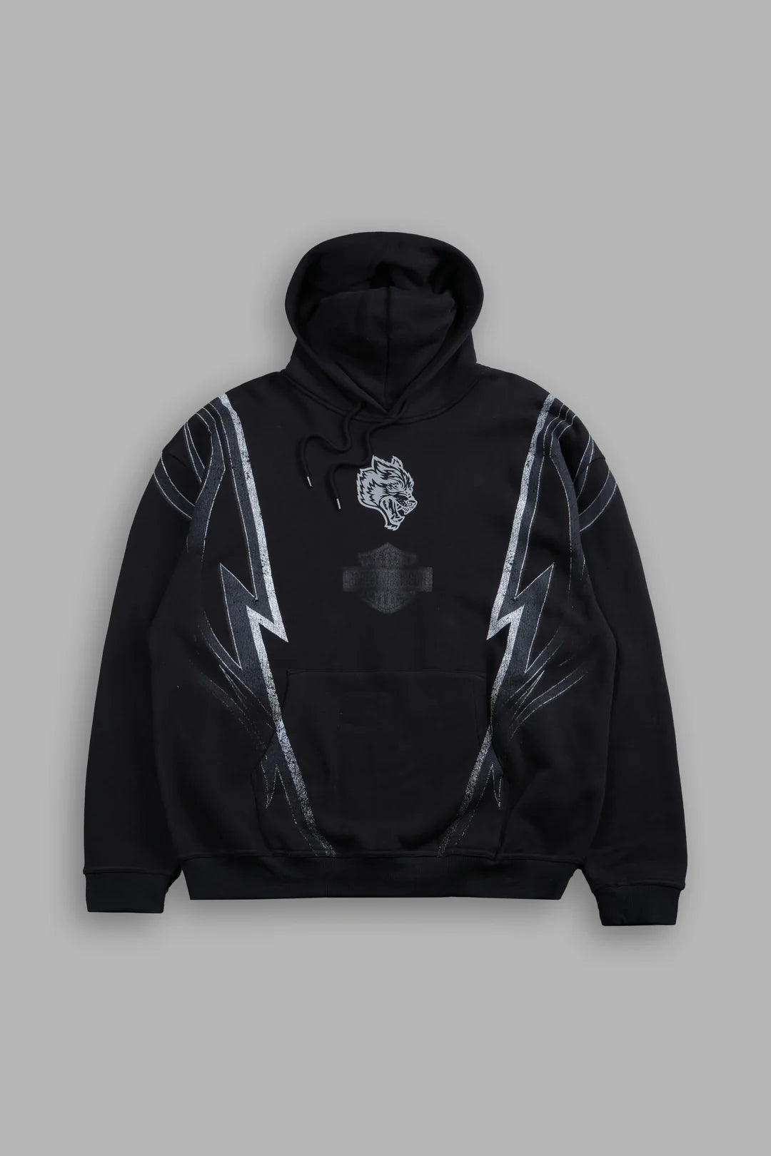 IRON SAKURA BISHOP HOODIE IN BLACK