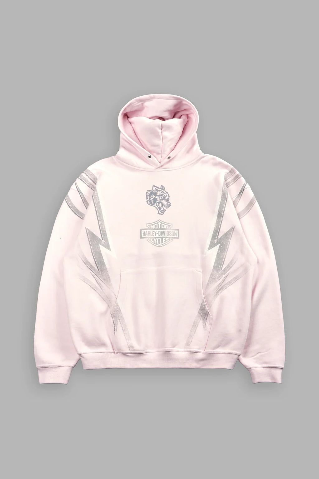 IRON SAKURA PIERCE HOODIE IN BLUSH PINK