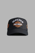 HARLEY-DAVIDSON WOLVES 5 PANEL HAT IN BLACK