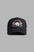 WEIGHTED WINGS 5 PANEL HAT IN BLACK