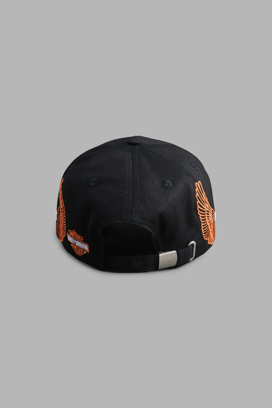 WEIGHTED WINGS 5 PANEL HAT IN BLACK