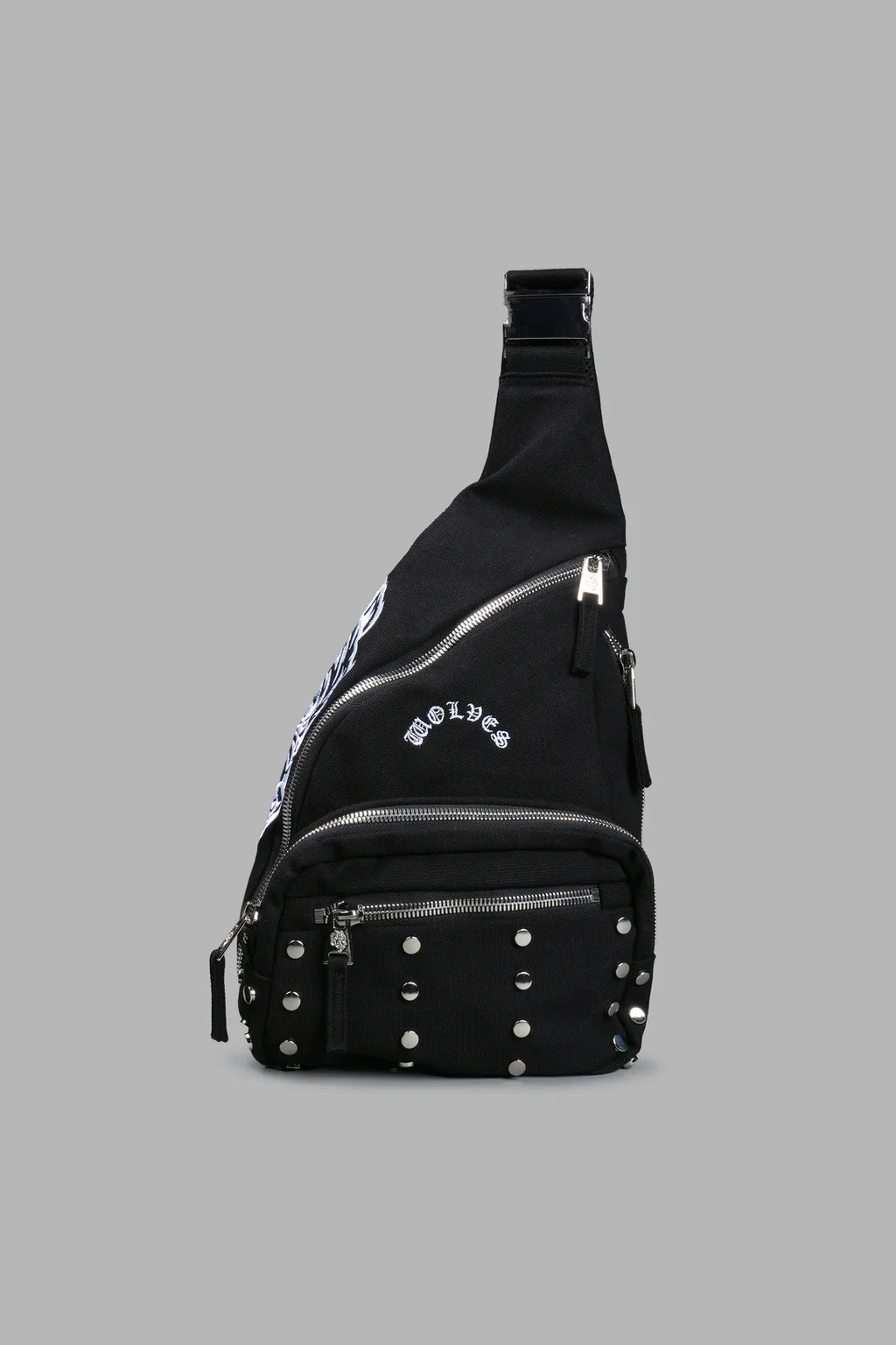 WOLF HEAD RONIN SIDE BAG IN BLACK
