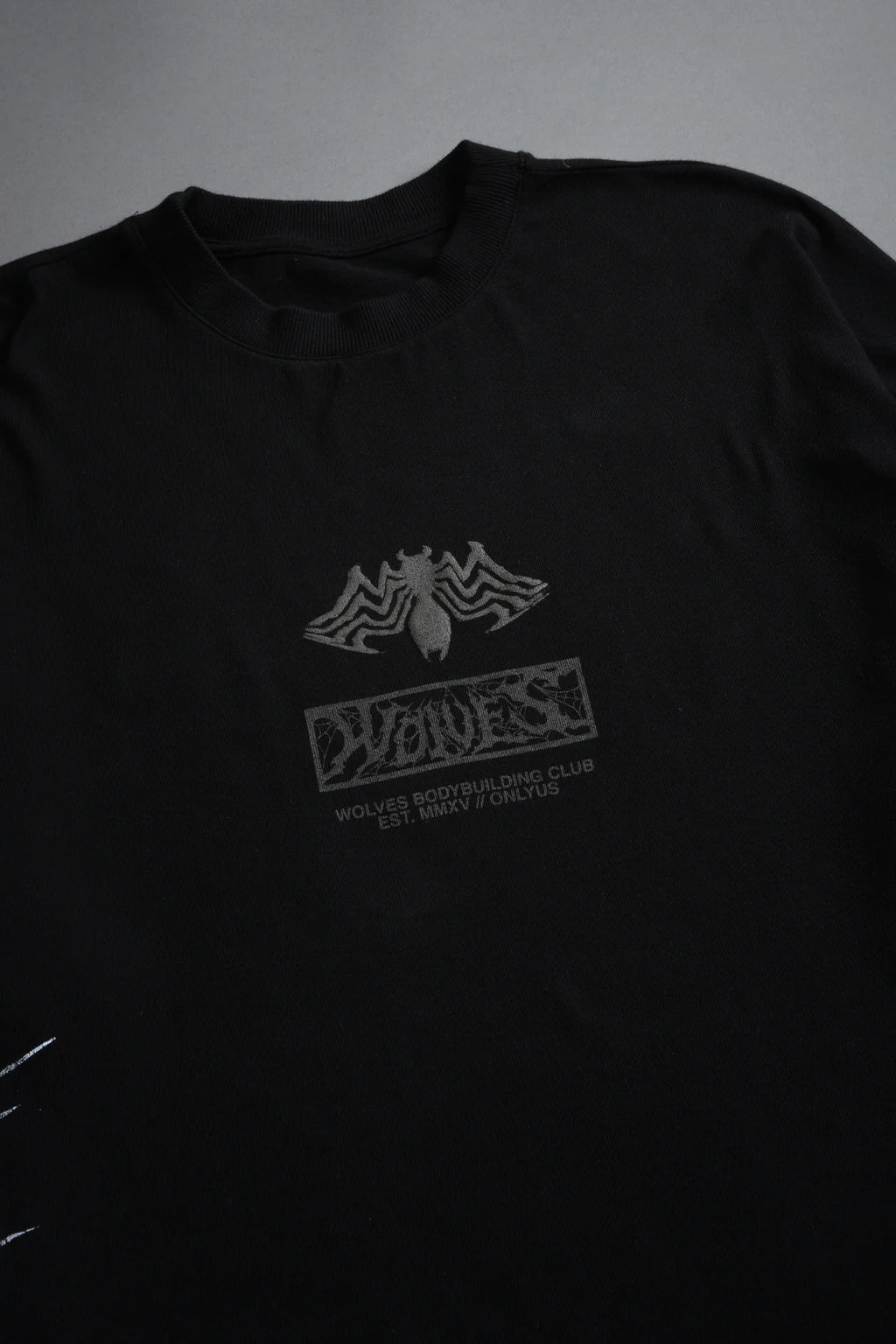VENOMOUS SIDE-BY-SIDE SERIES PREMIUM OVERSIZED TEE IN BLACK