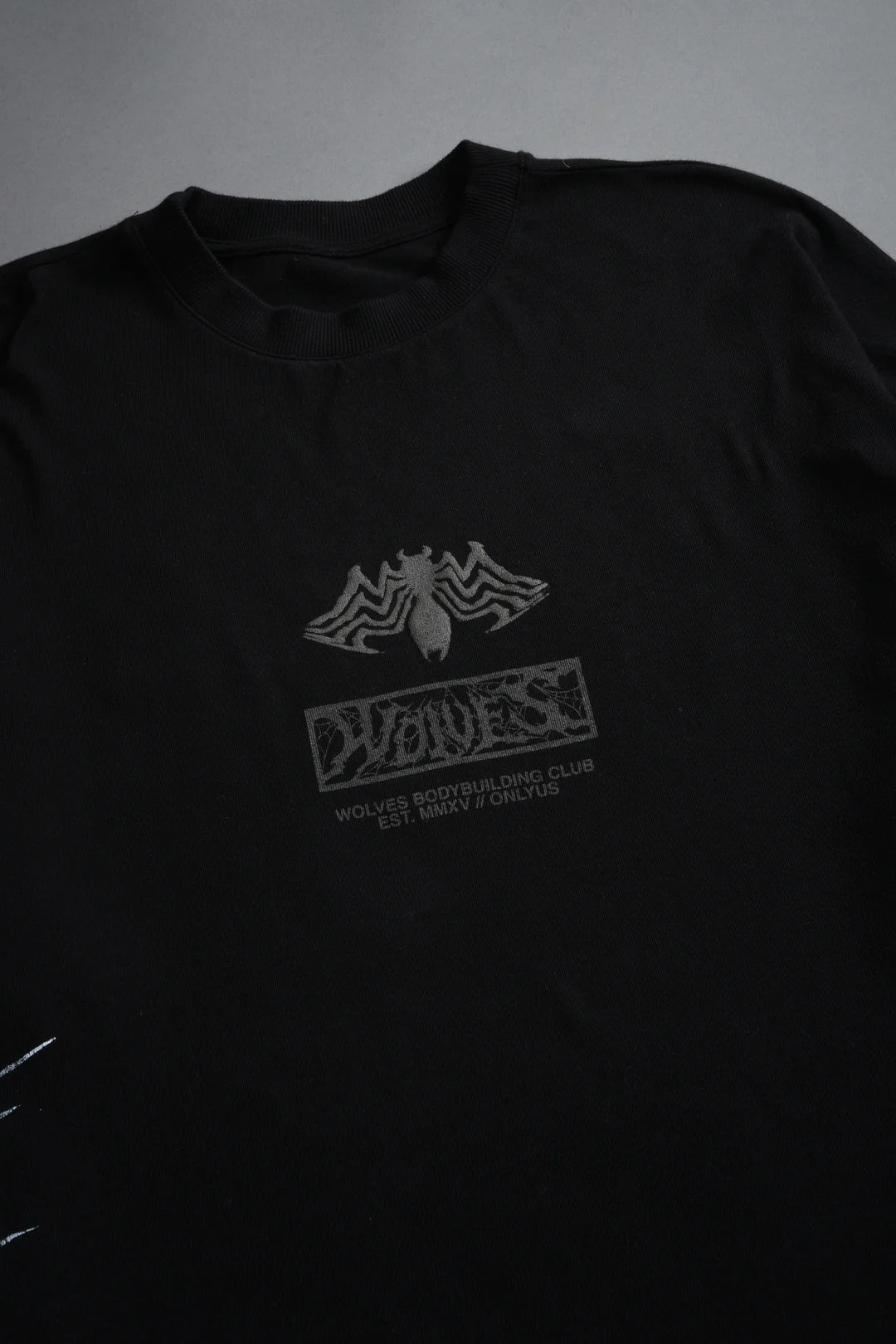 VENOMOUS SIDE-BY-SIDE SERIES PREMIUM OVERSIZED TEE IN BLACK