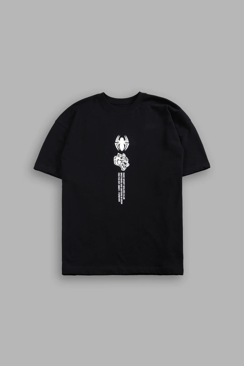 DARK SYMBIOTE PREMIUM OVERSIZED TEE IN BLACK