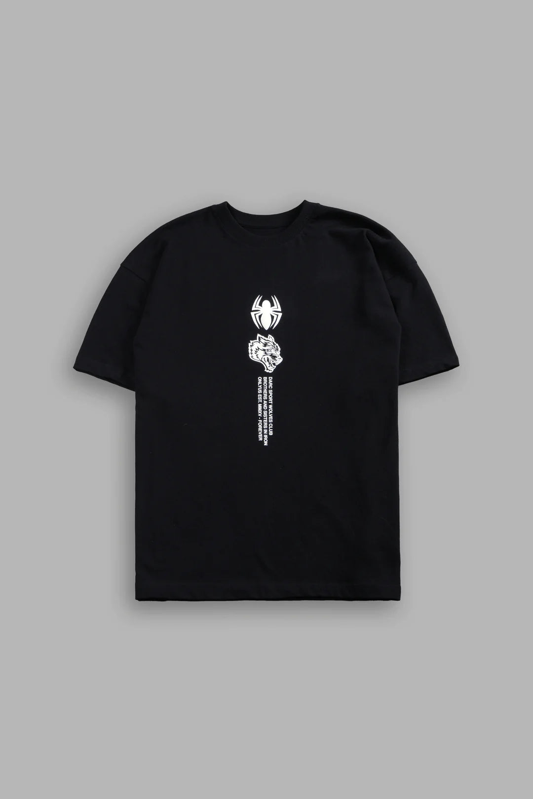 DARK SYMBIOTE PREMIUM OVERSIZED TEE IN BLACK