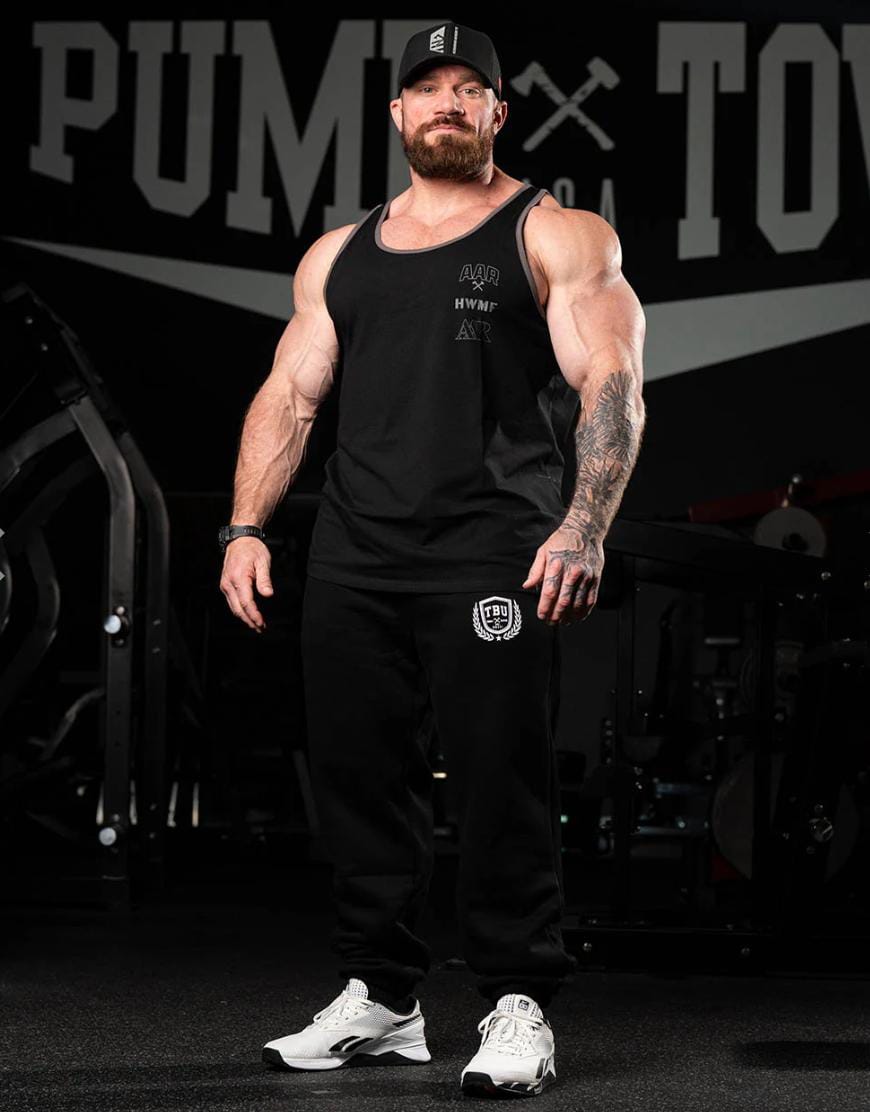 AAR BRAND LOGO TANK BLACK