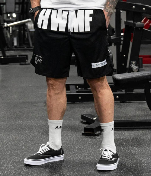 AAR OLD SCHOOL HWMF TRAINING SHORT BLACK
