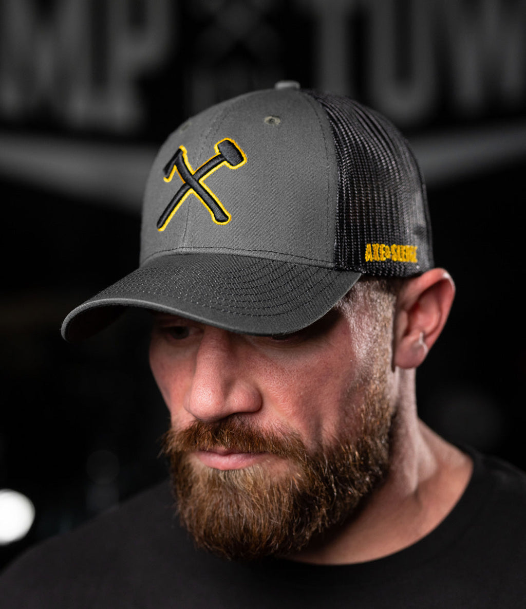 AXE 3D ICON HAT CHARCOAL