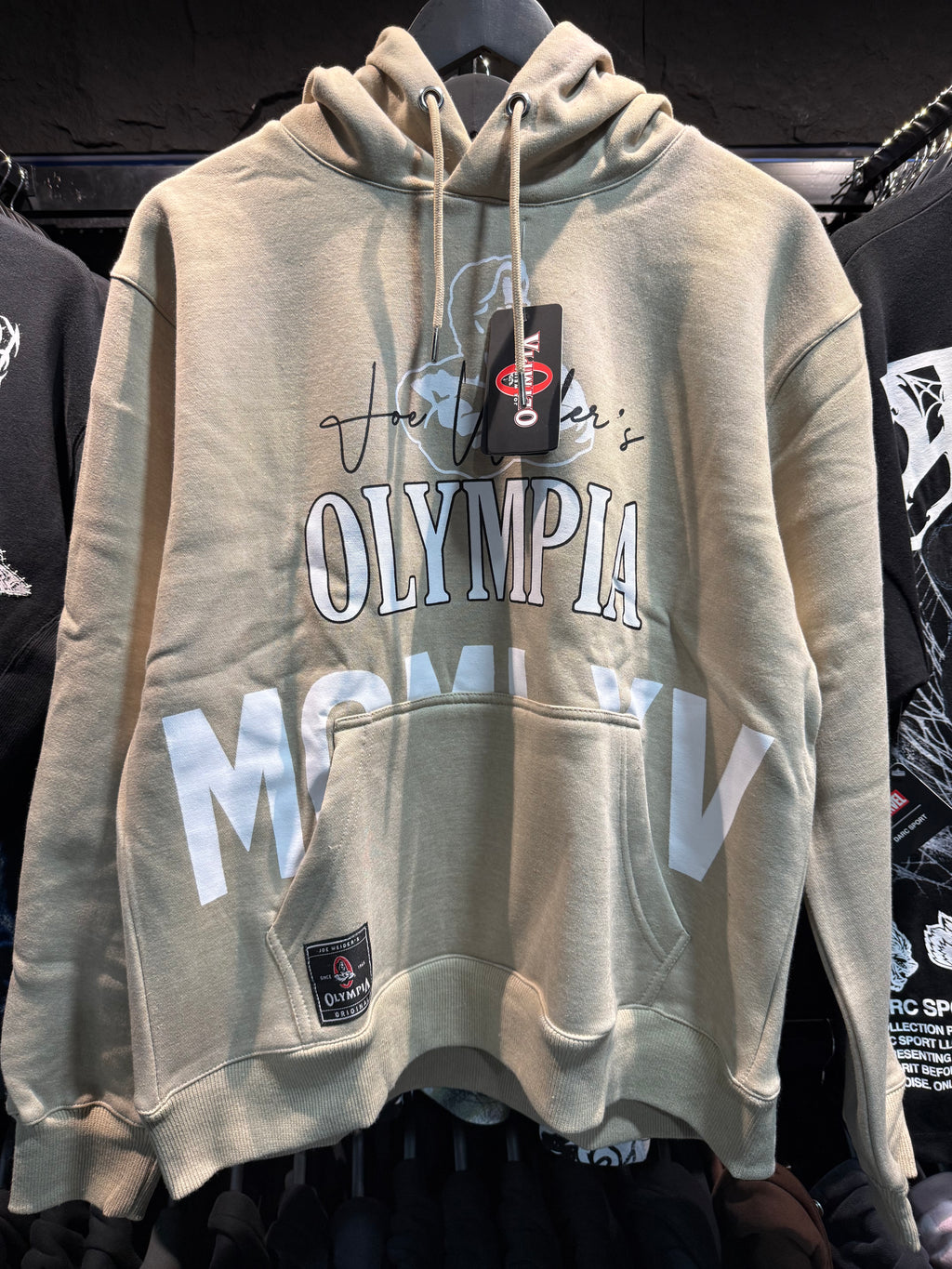 OLYMPIA MCMLXV PULLOVER HOODIE TAN