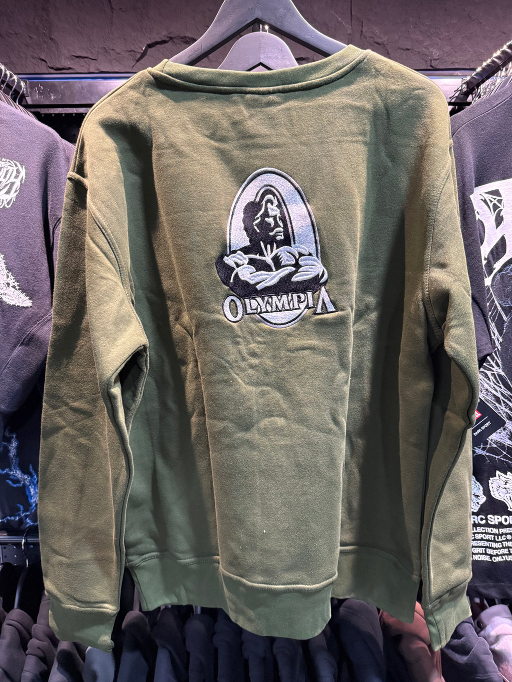 OLYMPIA MENS CREWNECK GREEN