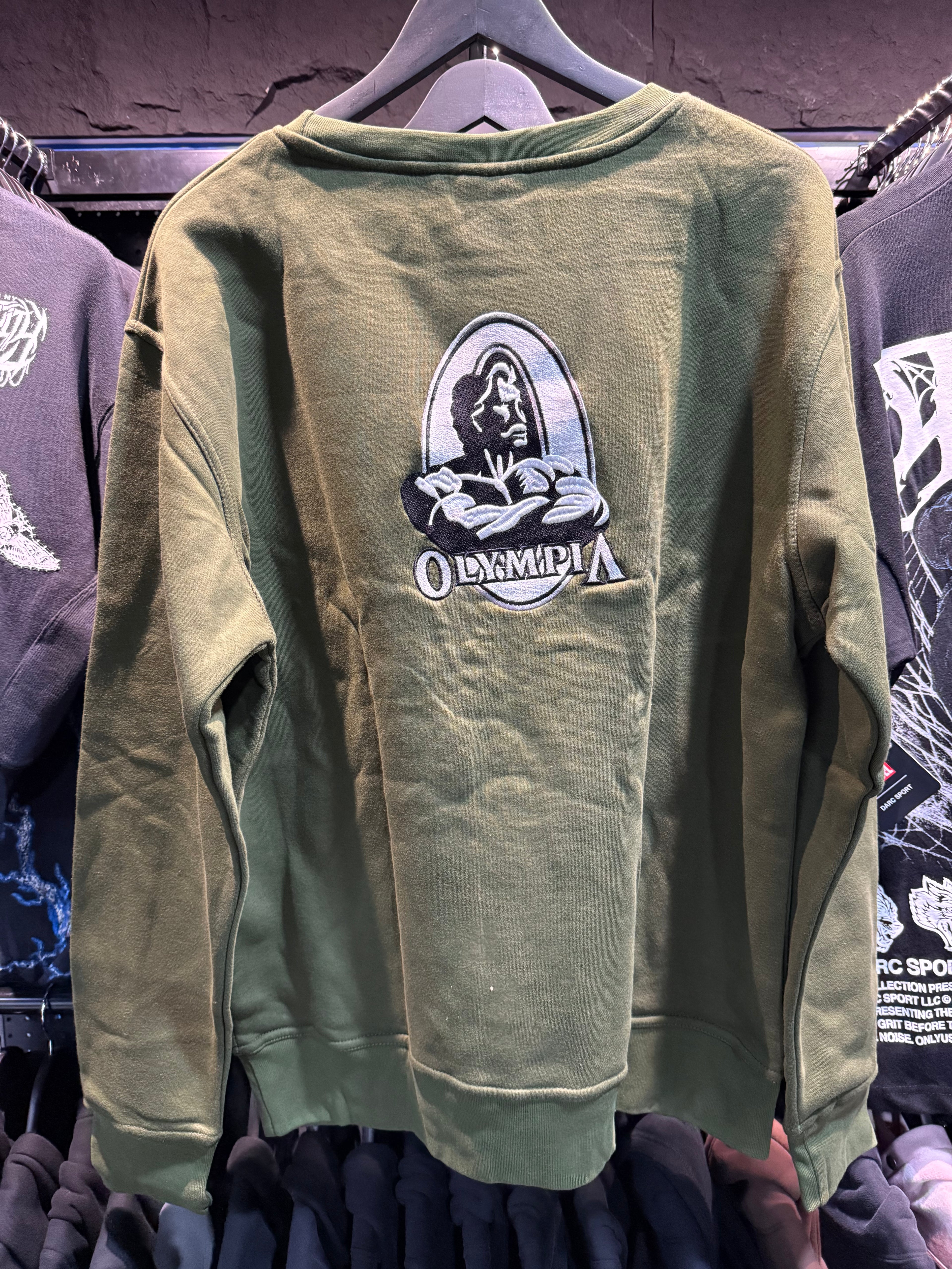 OLYMPIA MENS CREWNECK GREEN