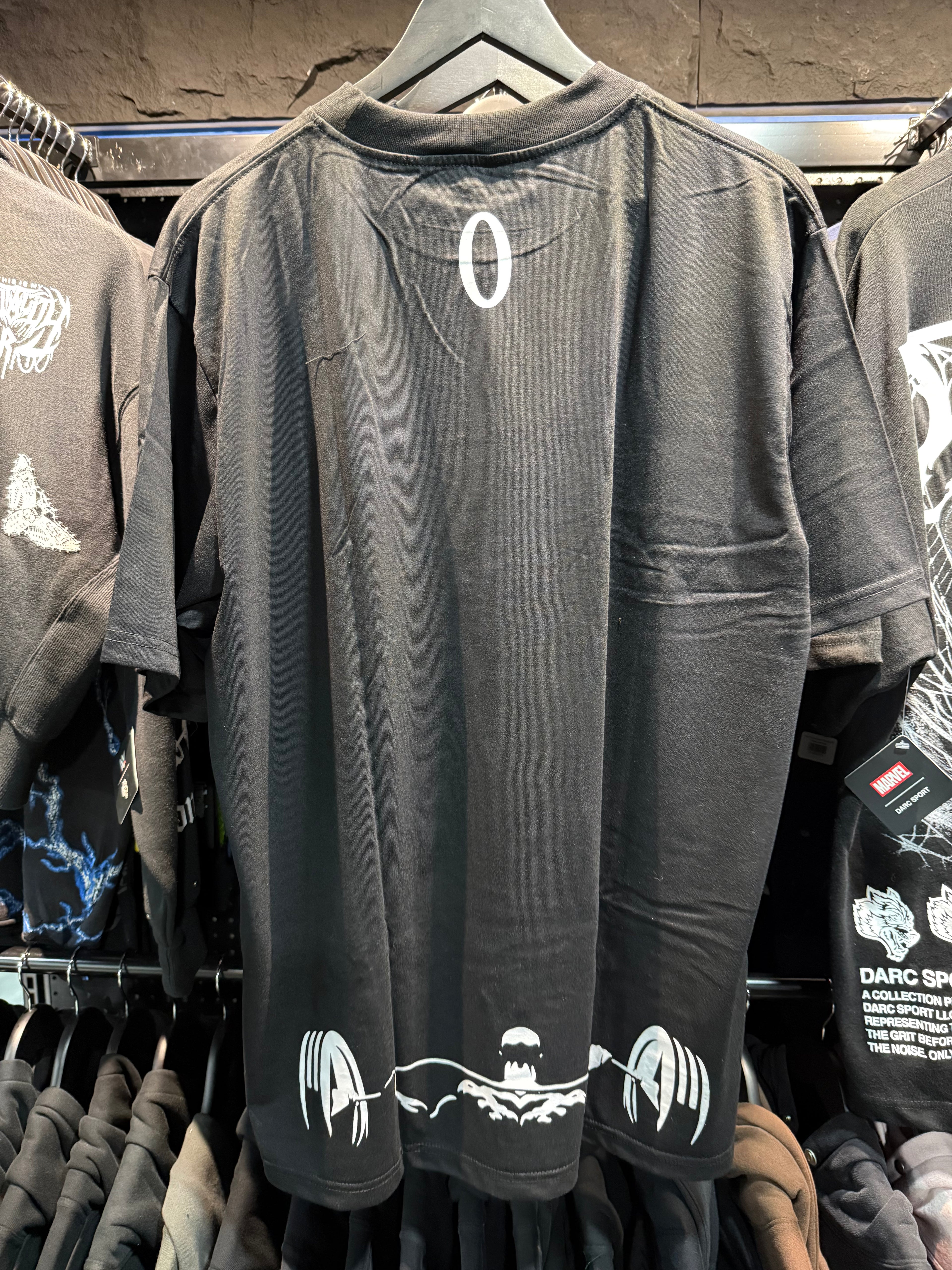 OLYMPIA PREMIUM VERTICLE BLACK OS TEE